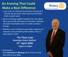 Club Membership Night - To be hosted at The Three Cups Public House Newnham Street.